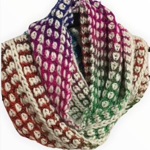 Steve Madden multi color infinity scarf